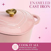 Paris Hilton Heart-Shaped Dutch Oven – Pink (2L)