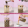 Paris Hilton French Press Coffee Maker – Pink & Gold (1000ml)