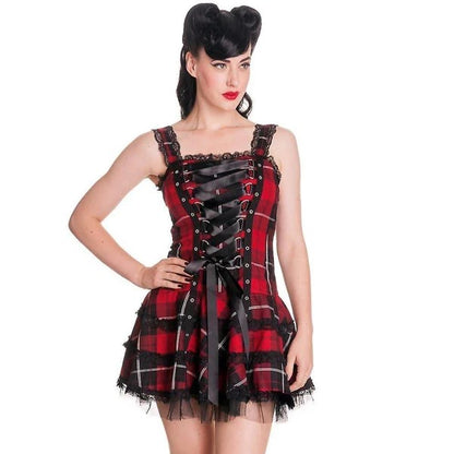 Gothic Dress with Xandrez Bandage Pattern