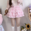 Pink Pants With Ruffled Hearts