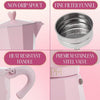 Paris Hilton Espresso Maker – Pink (6 Cups)