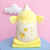Kawaii Baby Bottle Cushion And Blanket