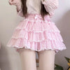 Pink Pants With Ruffled Hearts