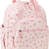 Pink Floral Backpack – 12 Inch