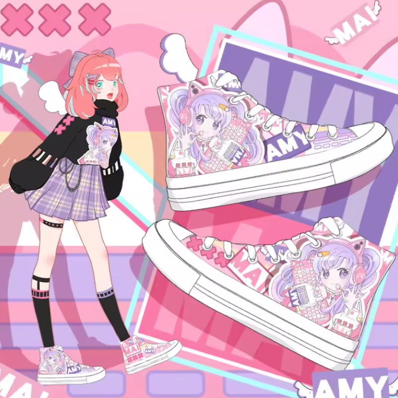 Anime Canvas Sneakers