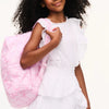 Double Pocket Bow Backpack – Pink