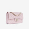 Baby Pink Caviar Leather Shoulder Bag