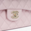 Baby Pink Caviar Leather Shoulder Bag