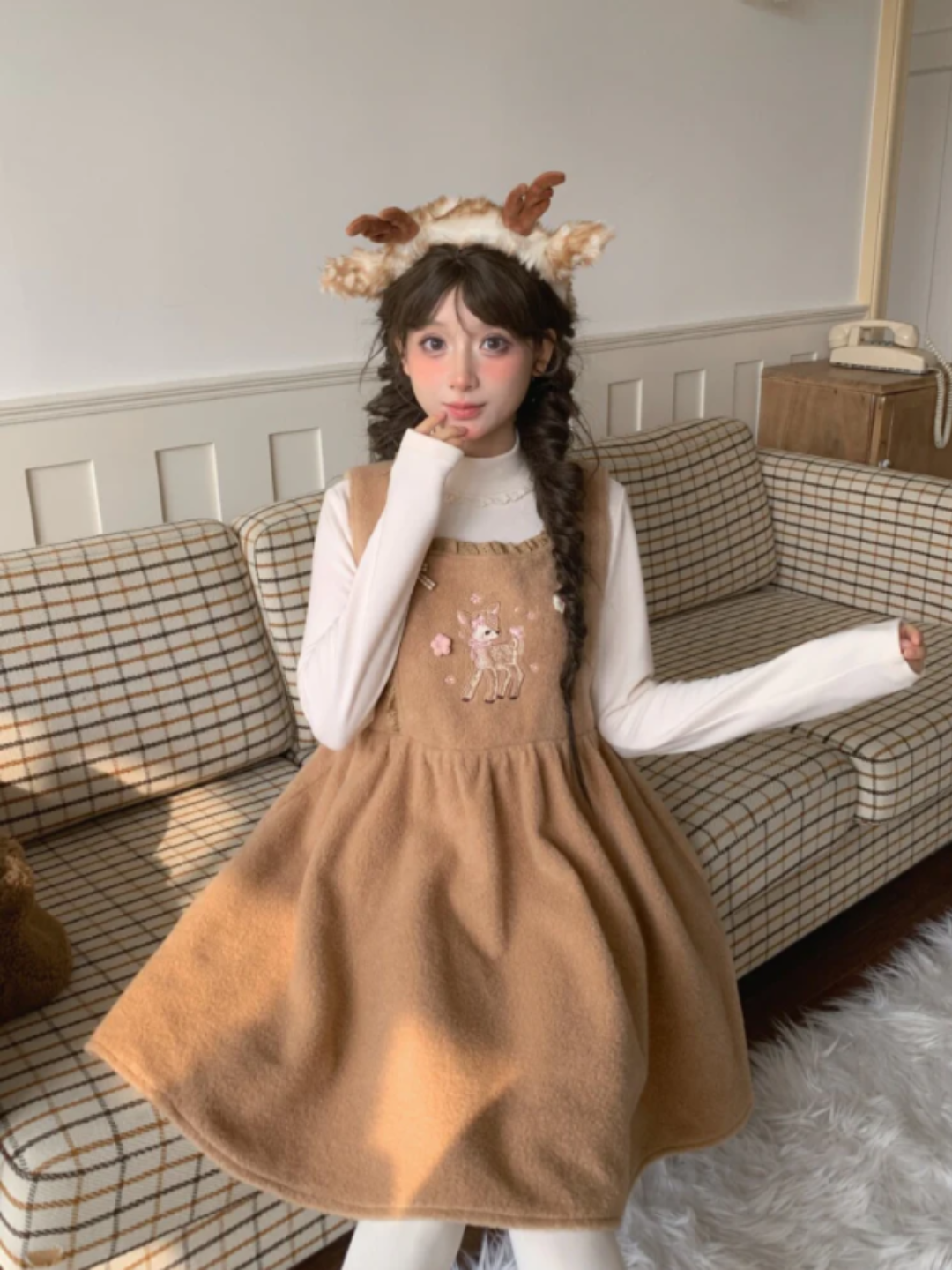 Bambi Cottage Apron Dress
