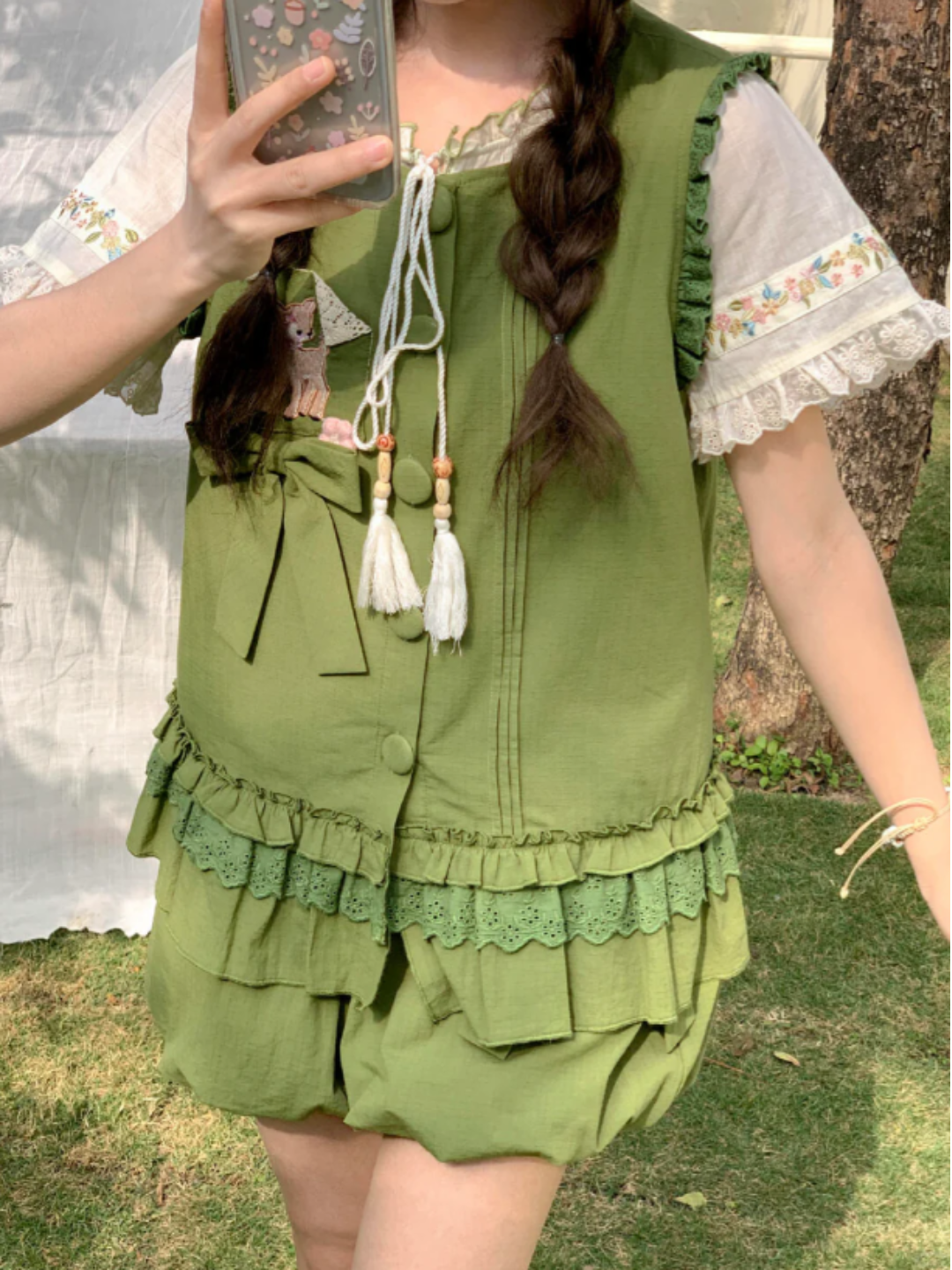 Bambi Ruffle Top & Bubble Shorts