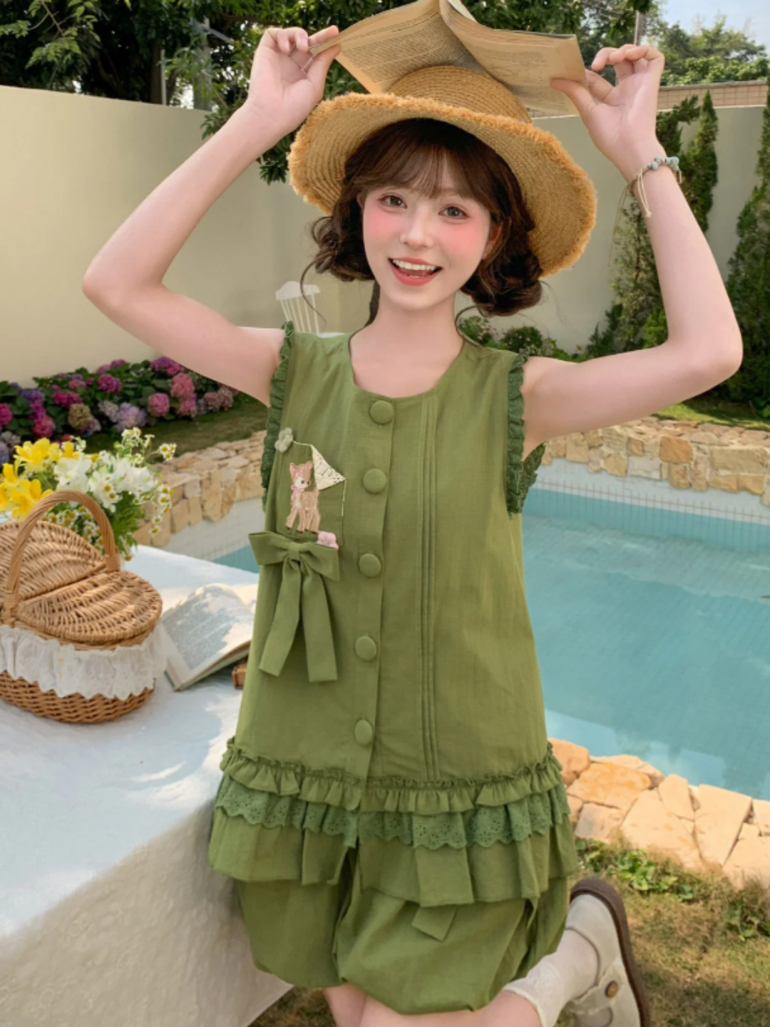 Bambi Ruffle Top & Bubble Shorts