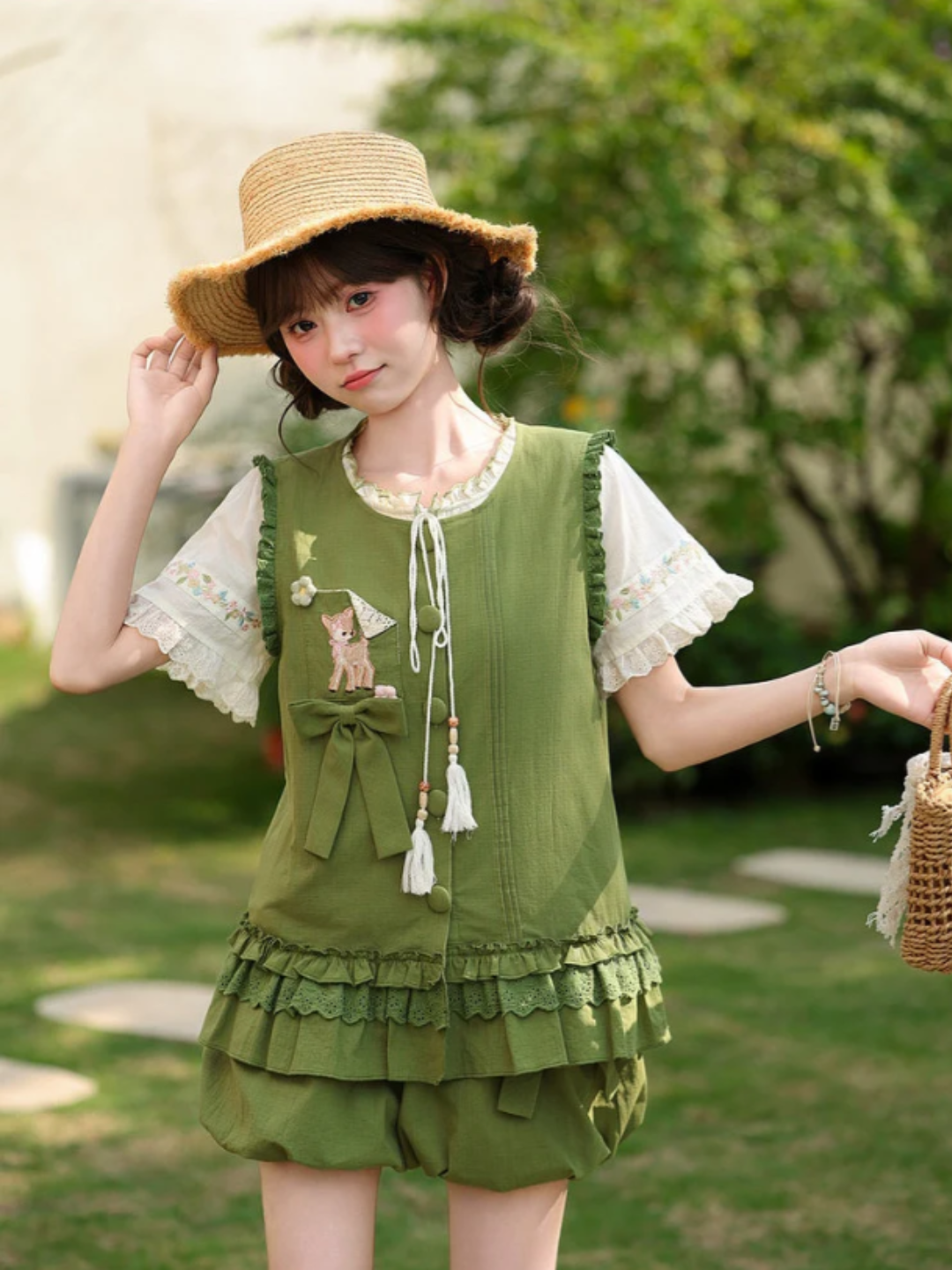 Bambi Ruffle Top & Bubble Shorts
