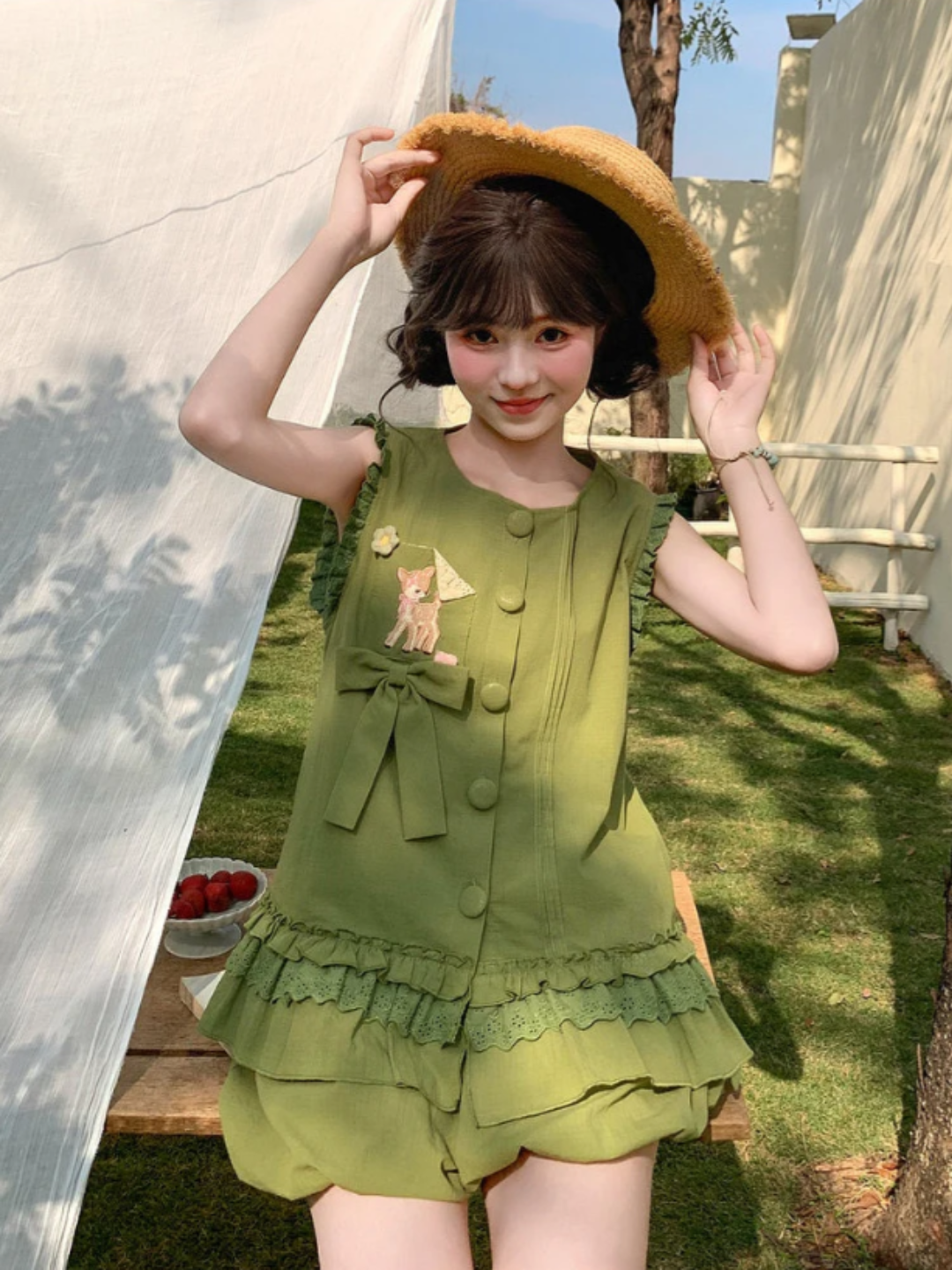 Bambi Ruffle Top & Bubble Shorts