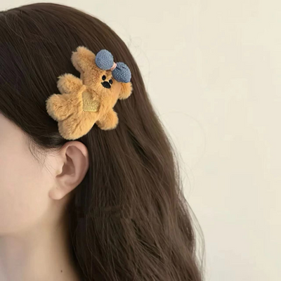 Berry Bear Hair Clip