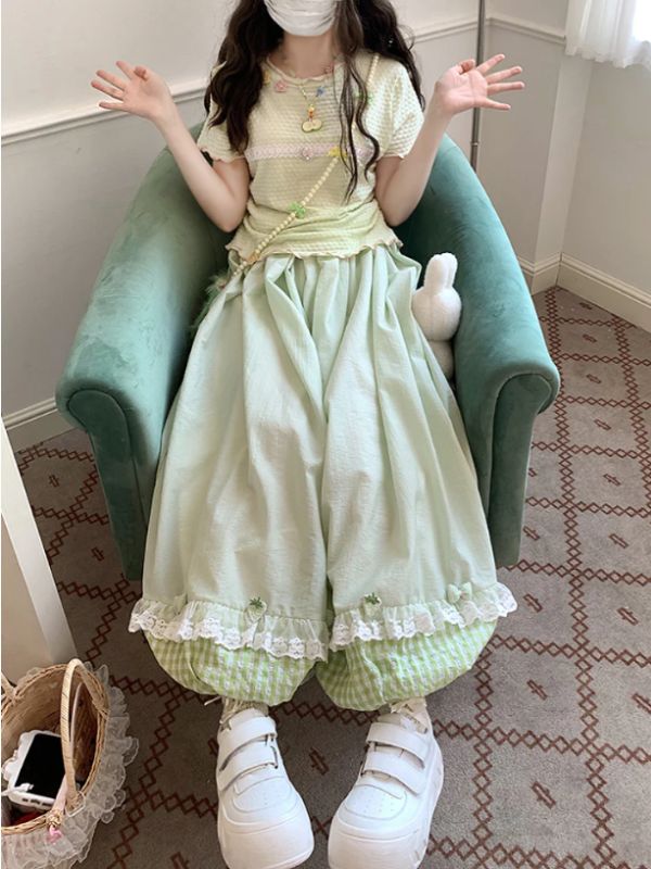 Berry Bloom Bubble Pants