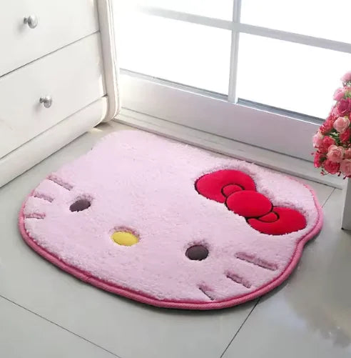 Hello Kitty Face Rug Kawaii