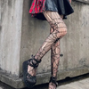 Black Lady Fishnet Stockings Gothic Tights