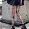 Black Lady Fishnet Stockings Gothic Tights