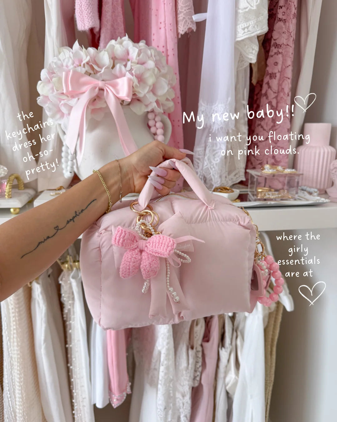 Pink Puffy Tote Collection – Limited Edition