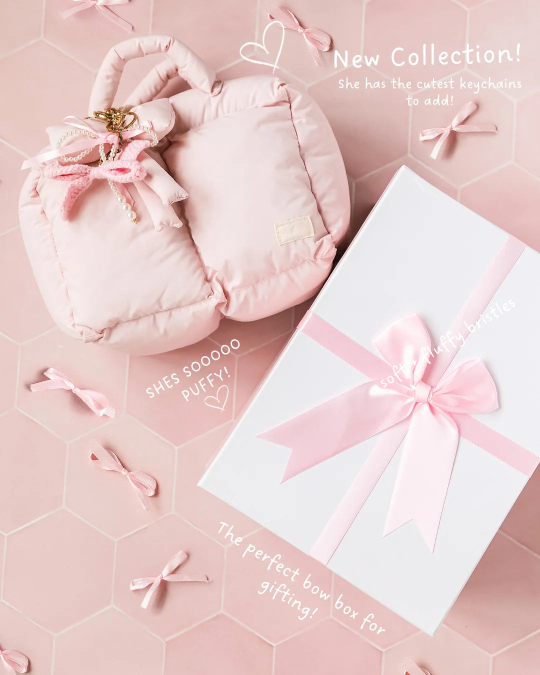 Pink Puffy Tote Collection – Limited Edition