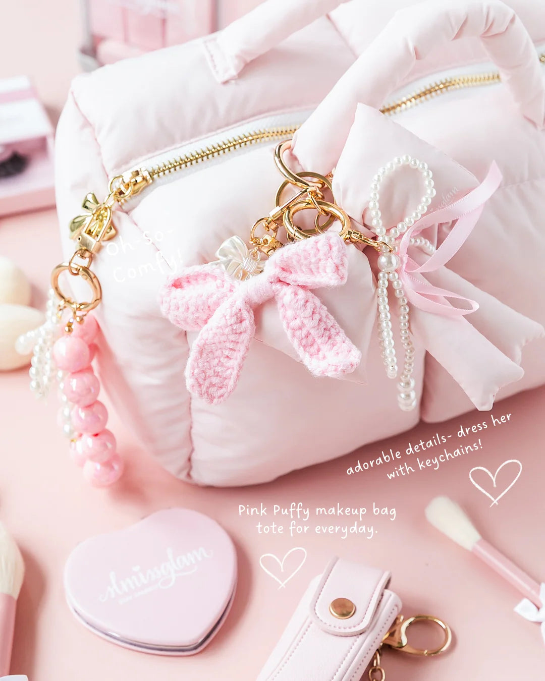 Pink Puffy Tote Collection – Limited Edition