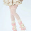 Bow Pompon Leg Warmers