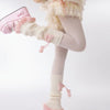 Bow Pompon Leg Warmers