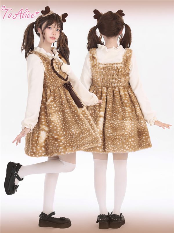 Kawaii Bambi Mini Dress