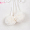 Warm Pom-Pom Bow Sweater