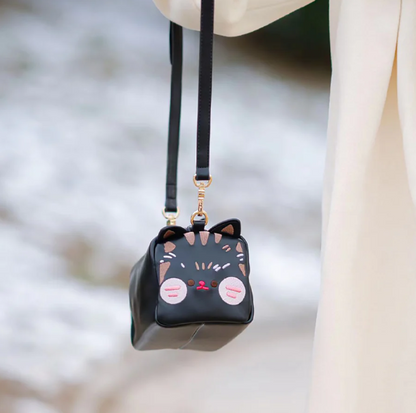 Lovely Toast Cat Crossbody Bag