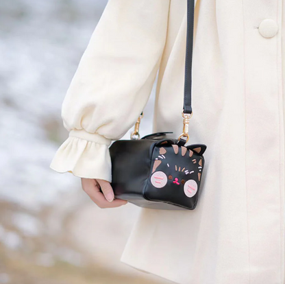 Lovely Toast Cat Crossbody Bag