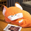 Kawaii Fox Plush Hoodie Blanket Robe