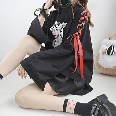 Fashion Black Fox Sweater