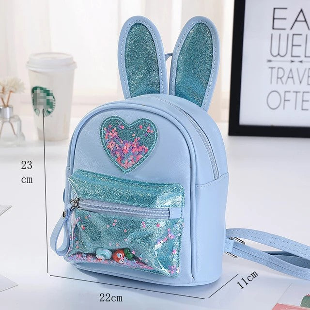 Glitter Bag Heart and Bunny Ears