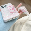 Coquette Pink Bow Phone Case with Charm