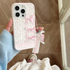 Coquette Pink Bow Phone Case with Charm