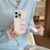 Coquette Pink Bow Phone Case with Charm