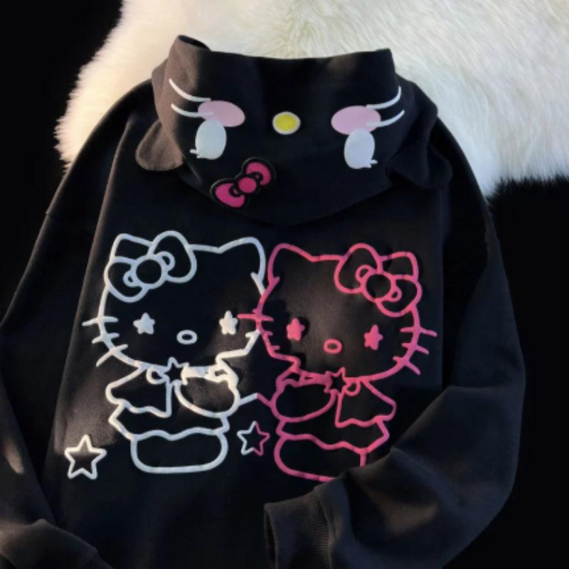 Cute H-Kitty Hoodie