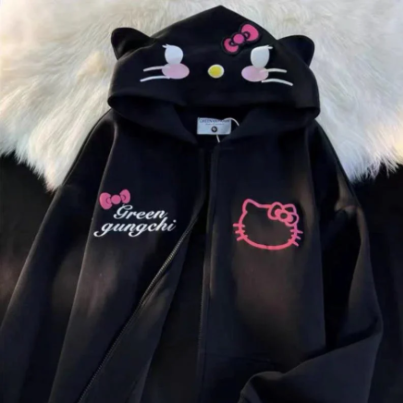 Cute H-Kitty Hoodie