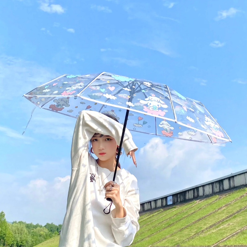 Cute Anime Automatic Folding Umbrella