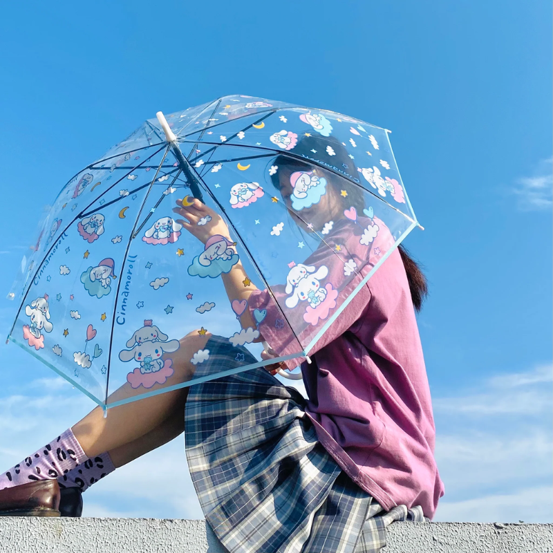 Cute Anime Automatic Folding Umbrella