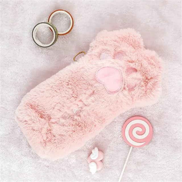 Kawaii Cat Paw Pencil Case