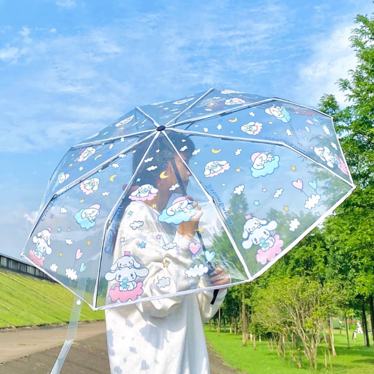 Cute Anime Automatic Folding Umbrella