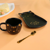 Cute Cat Mug And Dish Set