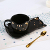 Cute Cat Mug And Dish Set