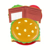 Cute Hamburger Wallet