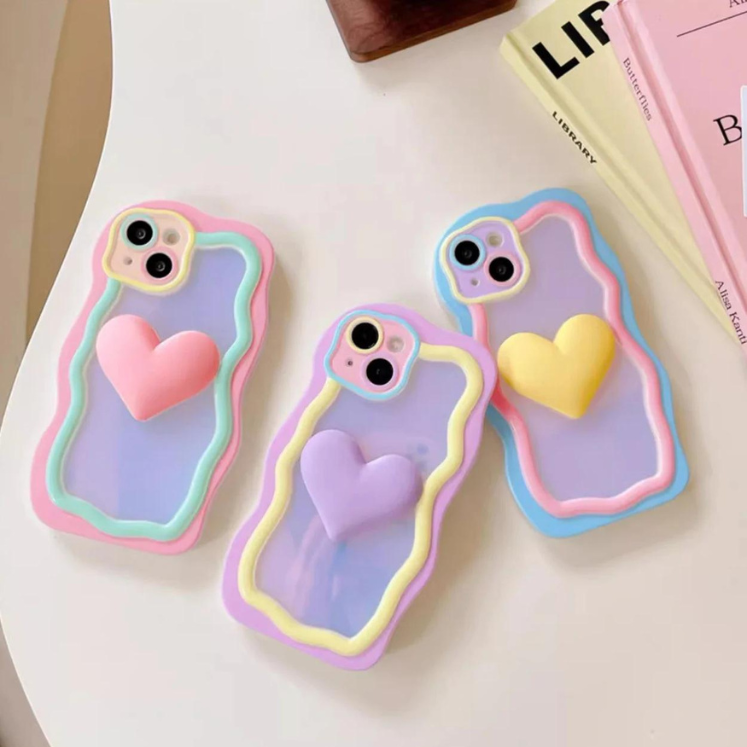 Cute Heart Phone Case for iPhone
