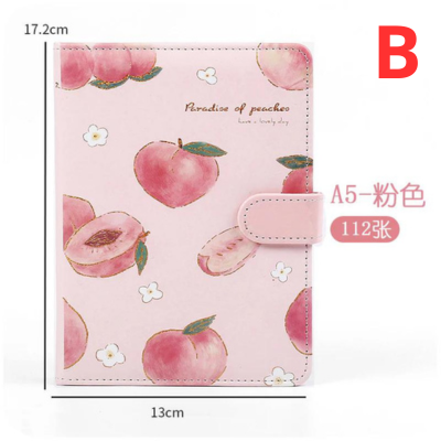 Cute Peach Notebook