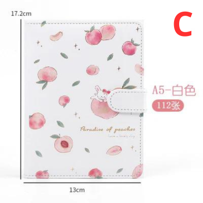 Cute Peach Notebook