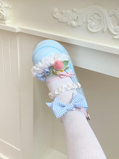 Cute Strawberry Platform Shoes